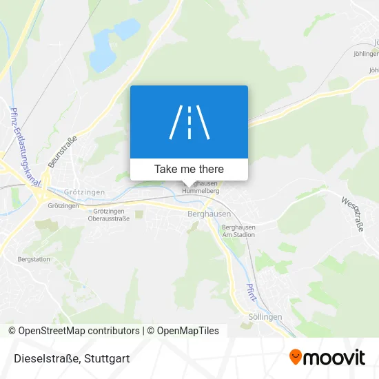 Карта Dieselstraße