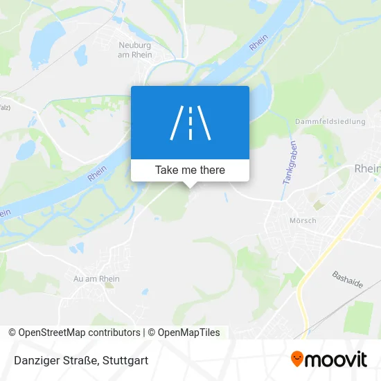 Карта Danziger Straße