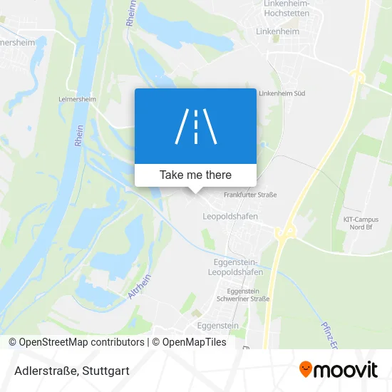 Карта Adlerstraße