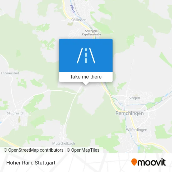 Карта Hoher Rain