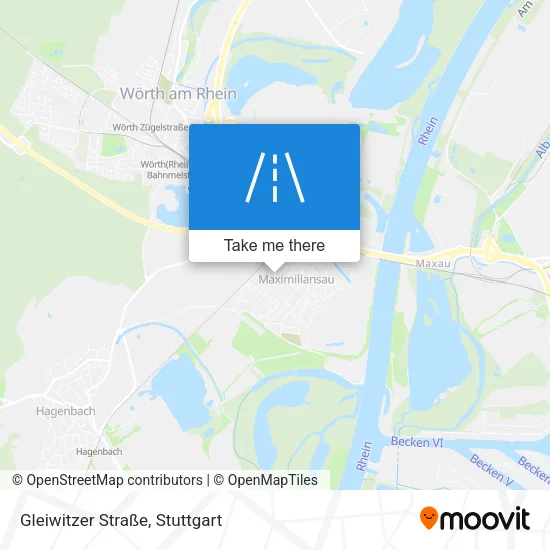 Карта Gleiwitzer Straße