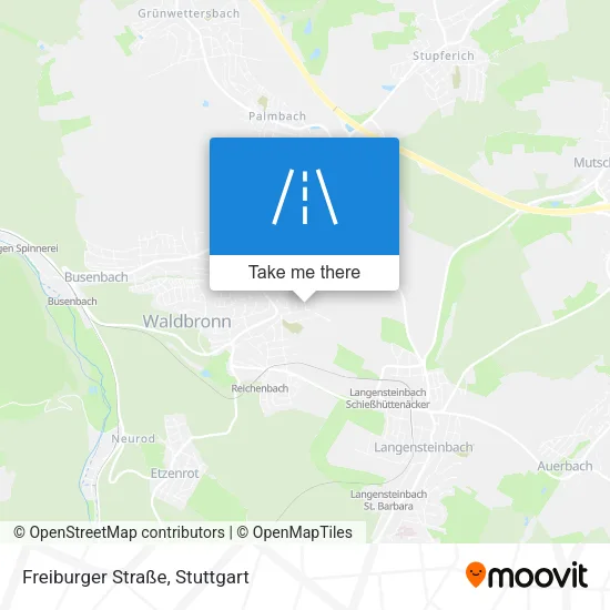 Карта Freiburger Straße