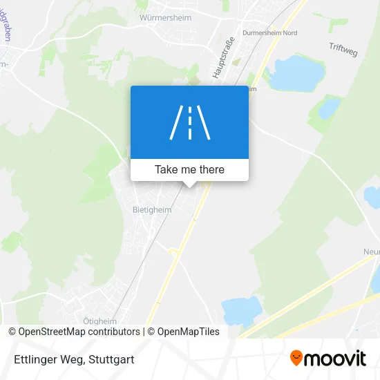 Карта Ettlinger Weg