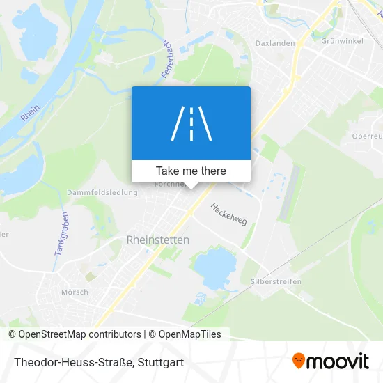 Карта Theodor-Heuss-Straße