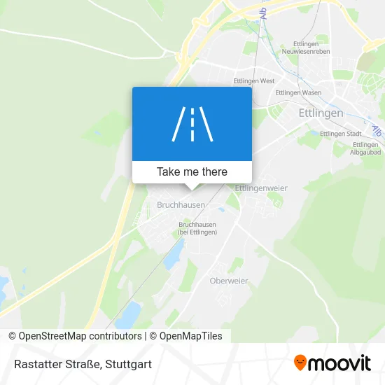 Карта Rastatter Straße