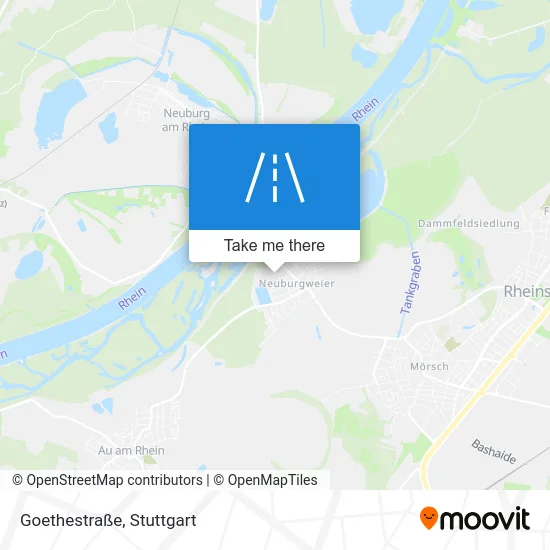 Карта Goethestraße