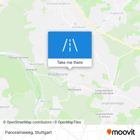 Карта Panoramaweg