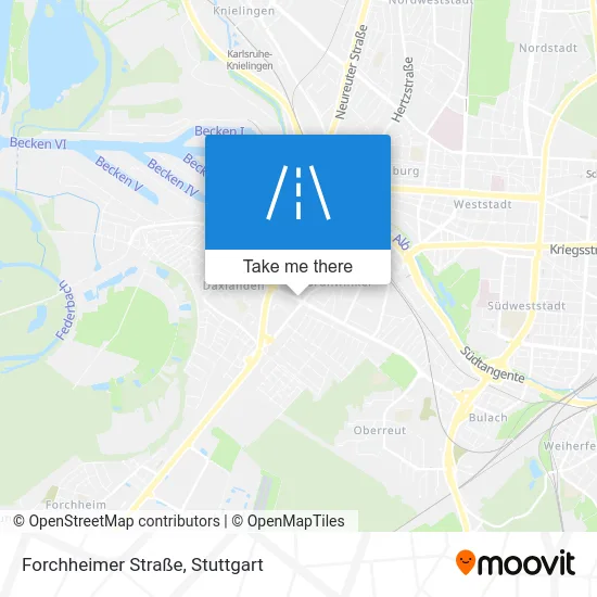 Карта Forchheimer Straße