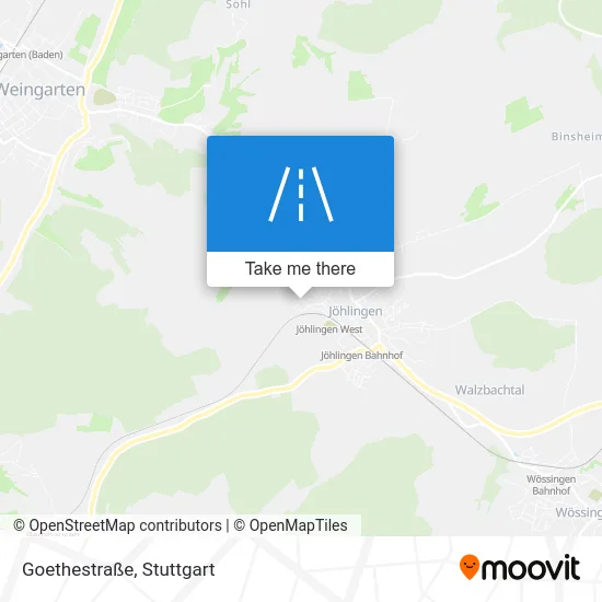Карта Goethestraße