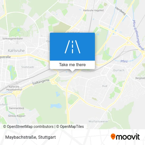 Карта Maybachstraße
