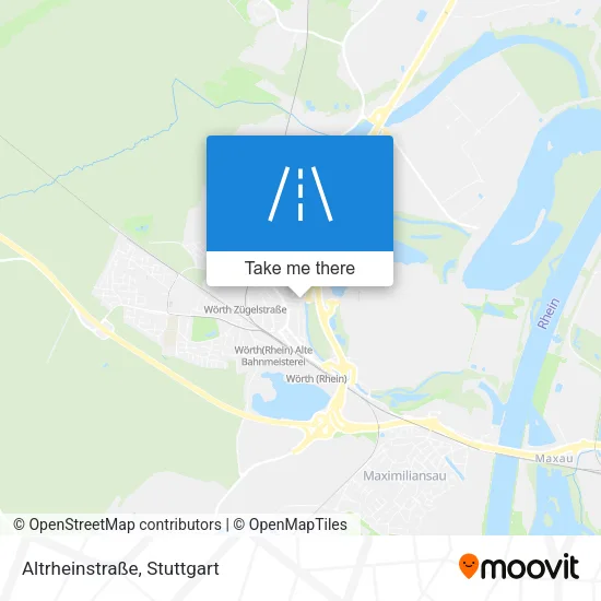 Карта Altrheinstraße