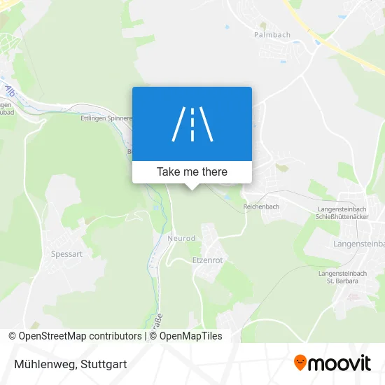 Карта Mühlenweg