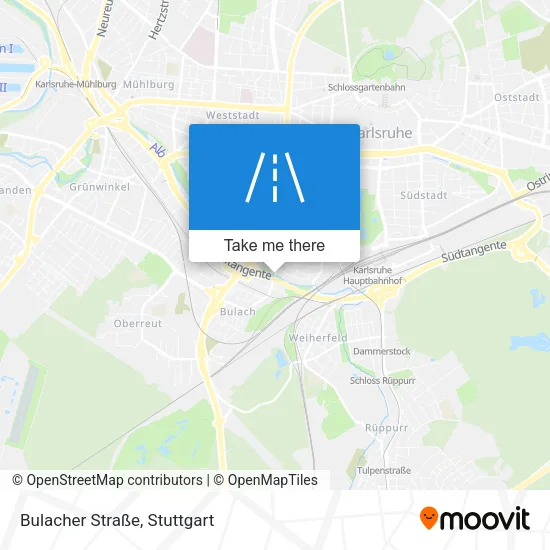 Карта Bulacher Straße