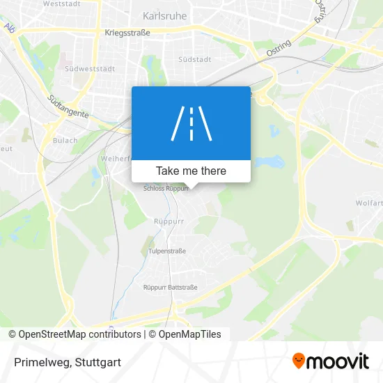 Карта Primelweg