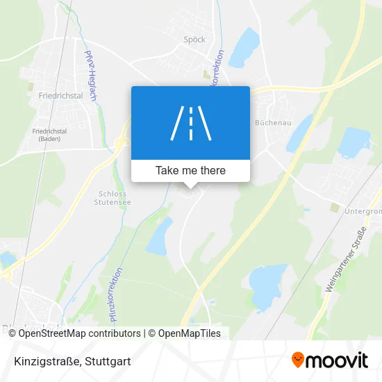 Карта Kinzigstraße