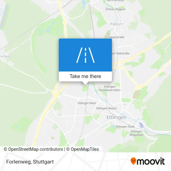 Карта Forlenweg