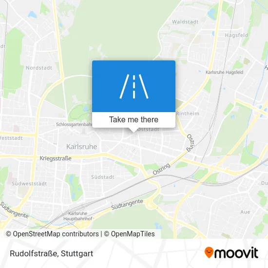 Карта Rudolfstraße