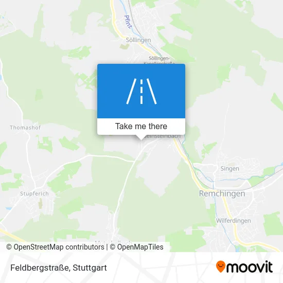 Карта Feldbergstraße