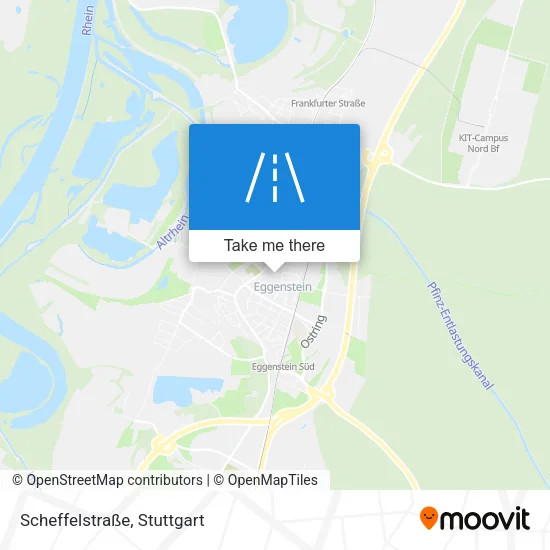 Карта Scheffelstraße