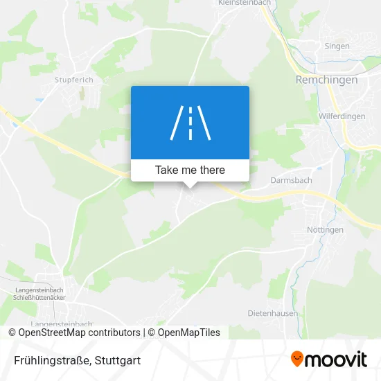 Карта Frühlingstraße