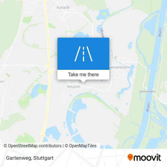 Карта Gartenweg