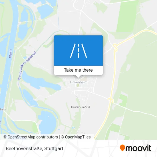 Карта Beethovenstraße