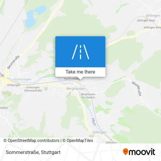 Карта Sommerstraße