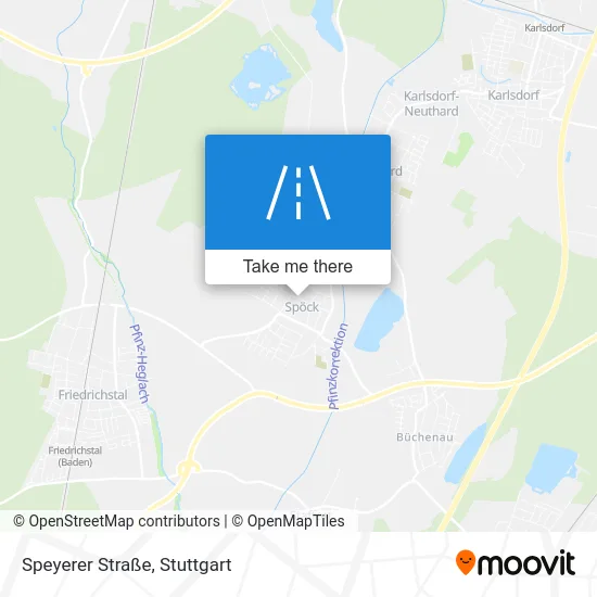 Карта Speyerer Straße