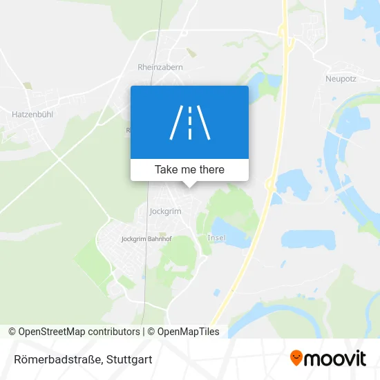 Römerbadstraße map