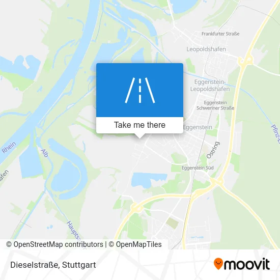 Карта Dieselstraße