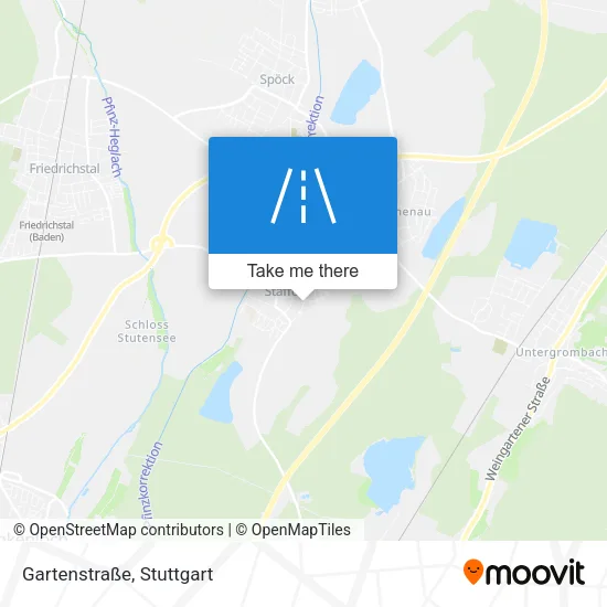 Карта Gartenstraße