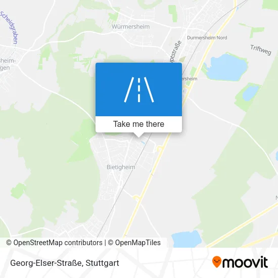Карта Georg-Elser-Straße