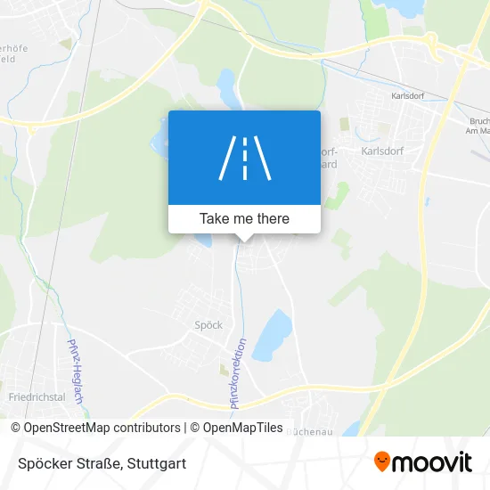 Карта Spöcker Straße