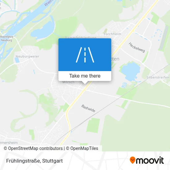 Карта Frühlingstraße