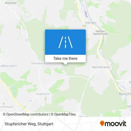 Карта Stupfericher Weg