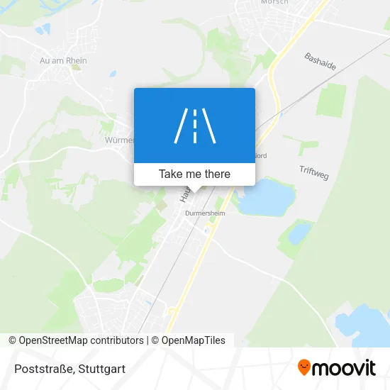 Карта Poststraße