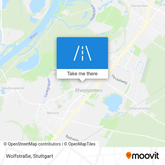 Карта Wolfstraße