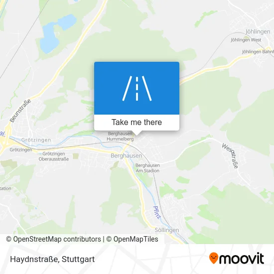Карта Haydnstraße
