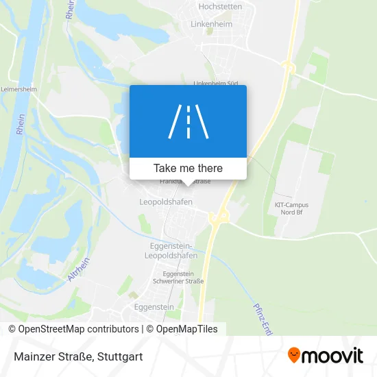 Карта Mainzer Straße