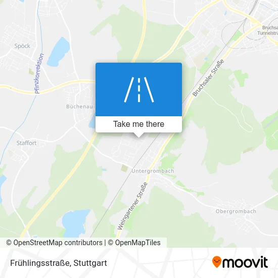 Карта Frühlingsstraße