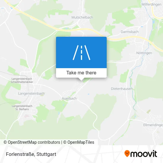 Карта Forlenstraße