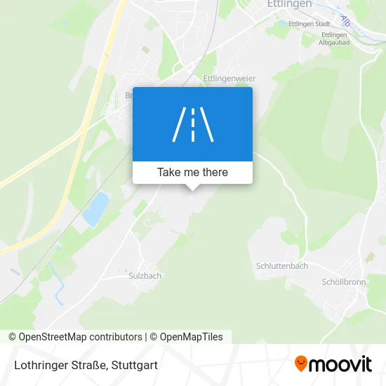 Карта Lothringer Straße