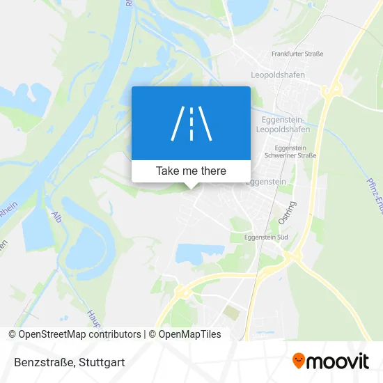 Карта Benzstraße