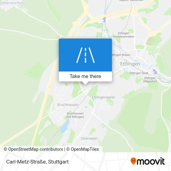 Карта Carl-Metz-Straße