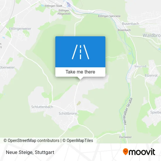 Карта Neue Steige