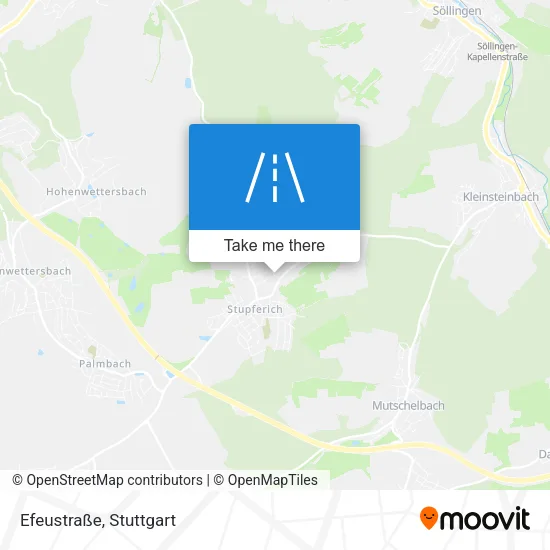 Карта Efeustraße