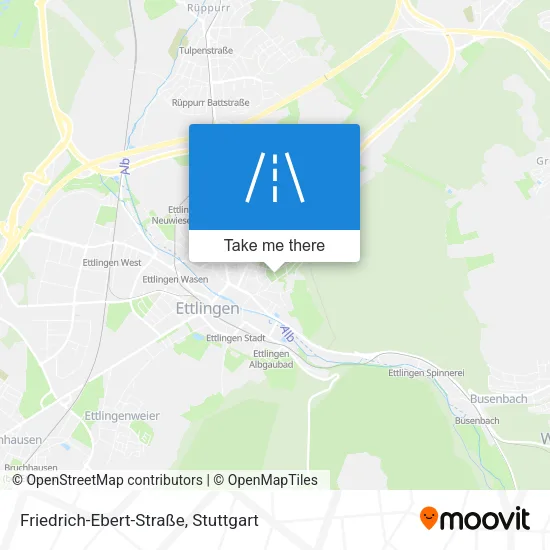 Карта Friedrich-Ebert-Straße