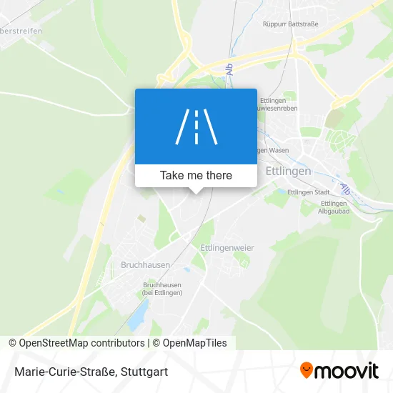 Карта Marie-Curie-Straße