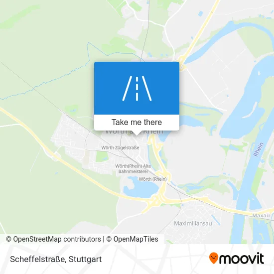Карта Scheffelstraße