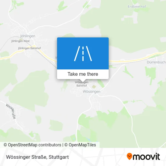 Карта Wössinger Straße
